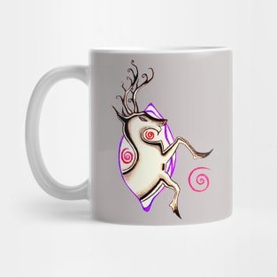 Mystical Stag Watercolor Mug